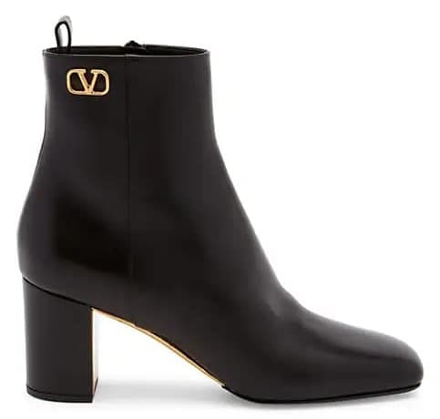 VLogo Leather Boots